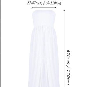 Strapless Maternity Photoshoot Dress